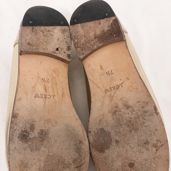 J Crew Nora Brushed Gold Penny Loafers - Picture 7 of 7